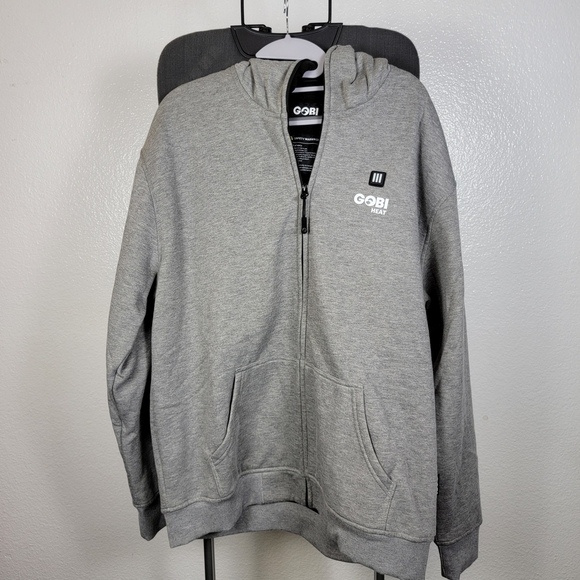Gobi Heat Hoodie Sweatshirt Heating Element Grey Men's Size XL No Battery Pack - Picture 1 of 7